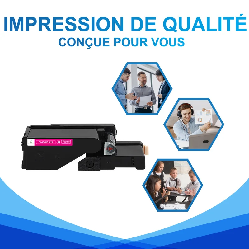 Xerox 106R01628 Toner Magenta Compatible | Xerox Phaser 6010/WorkCentre 6015