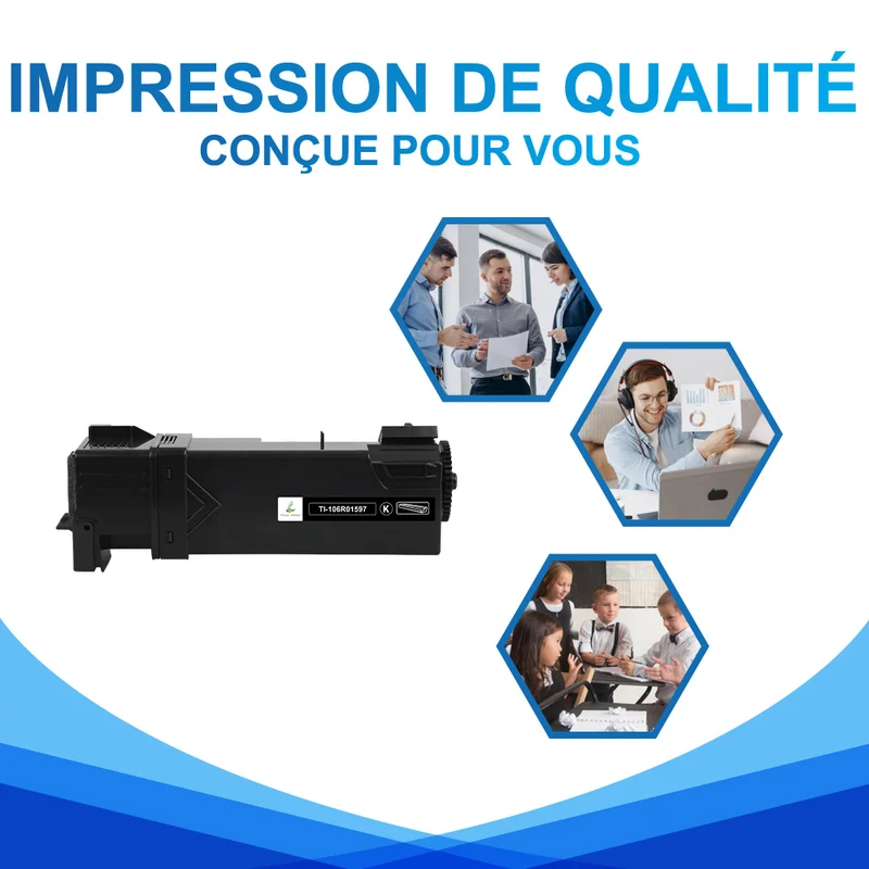 Xerox 106R01597 Toner Noir Compatible | Xerox Phaser 6500