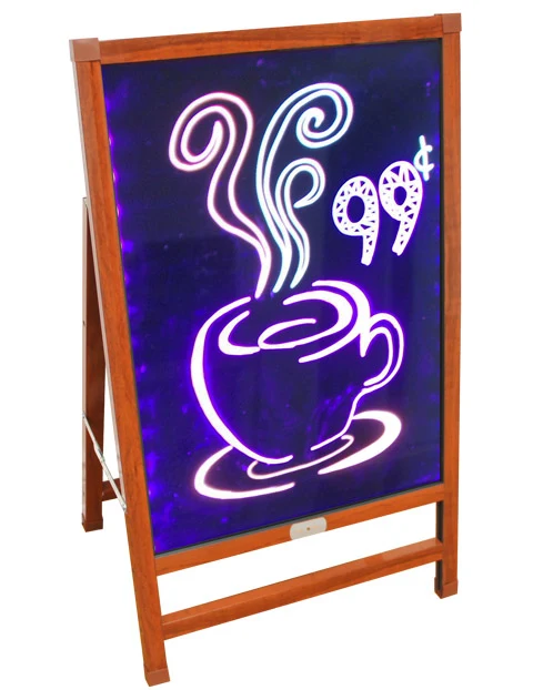 A-Frame Outdoor LED Light Box - Waterproof