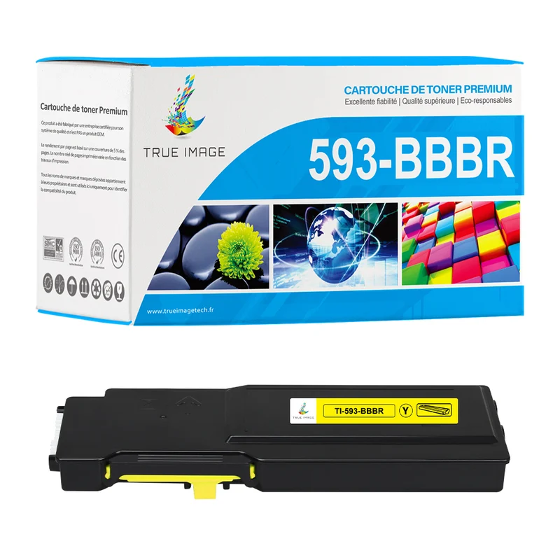 Toner Jaune Dell 593-BBBR Compatible