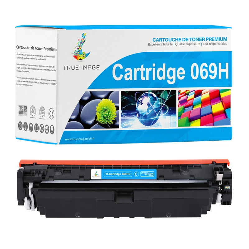 Toner Cyan Canon 069H Compatible-avec Puce 5097C002