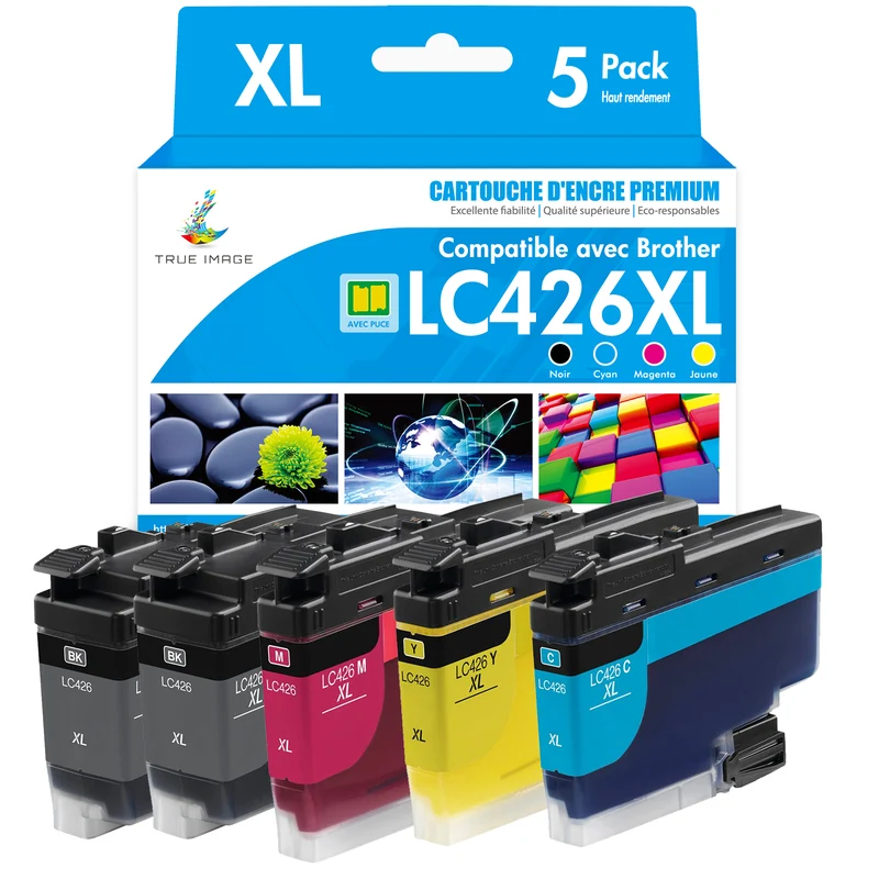 Brother MFC-J4340DW / J4340DWE cartouche d'encre compatible - LC426XL Pack 4 couleurs