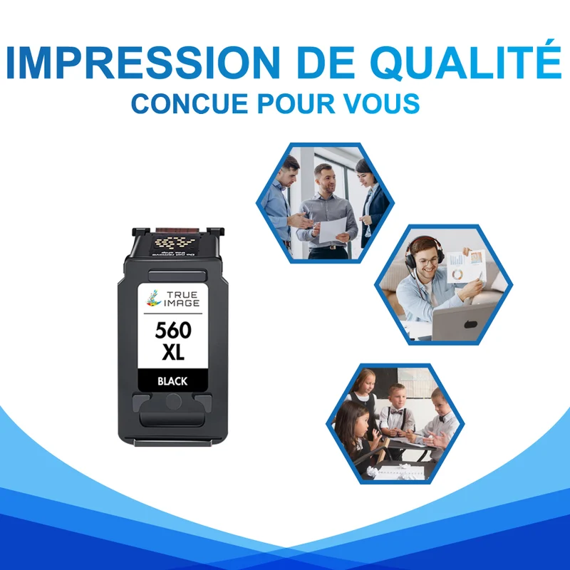 Compatible Canon PG-560XL Noir Cartouche d'encre