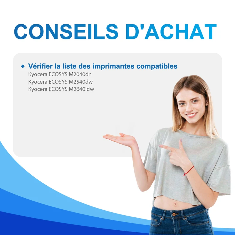 Toner Noir Kyocera TK-1170K Compatible