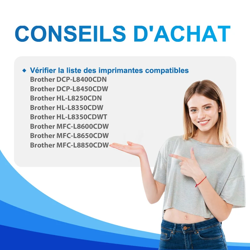 Toner Noir Brother TN321BK Compatible