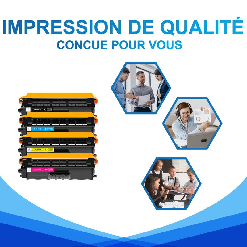 Multipack Brother TN321 CMYK Toners Compatibles
