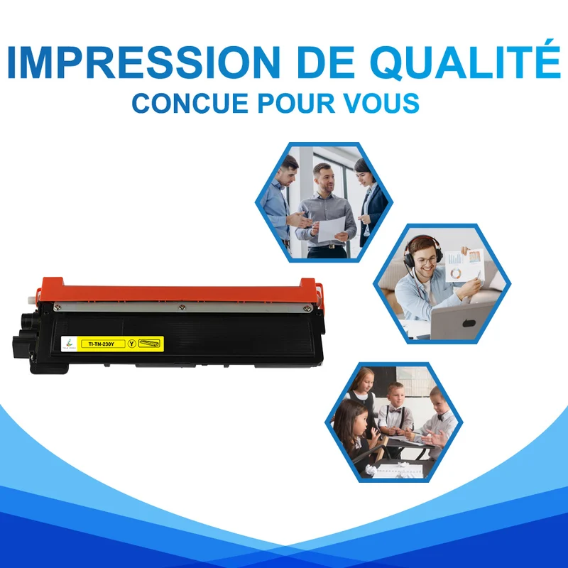 Toner Jaune Brother TN230Y Compatible