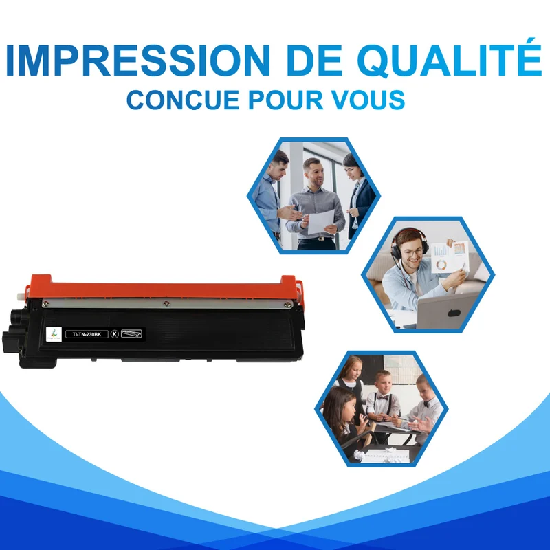 Toner Noir Brother TN230BK Compatible