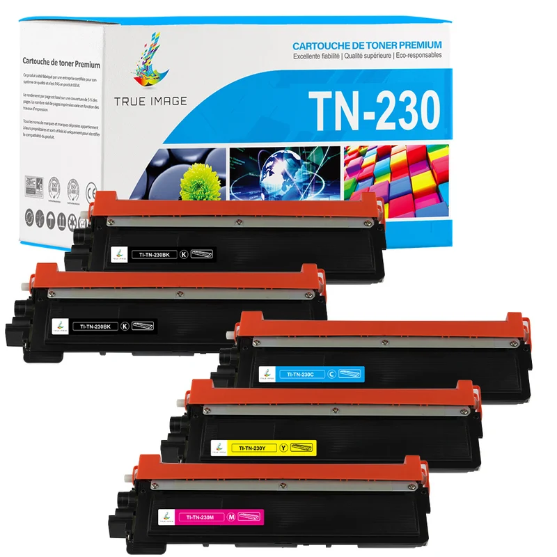 Pack 4 couleurs Brother TN230 CMYK Toners Compatibles