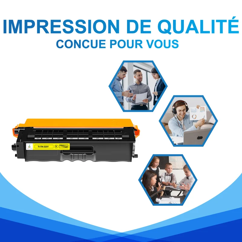 Toner Jaune Brother TN325Y Compatible