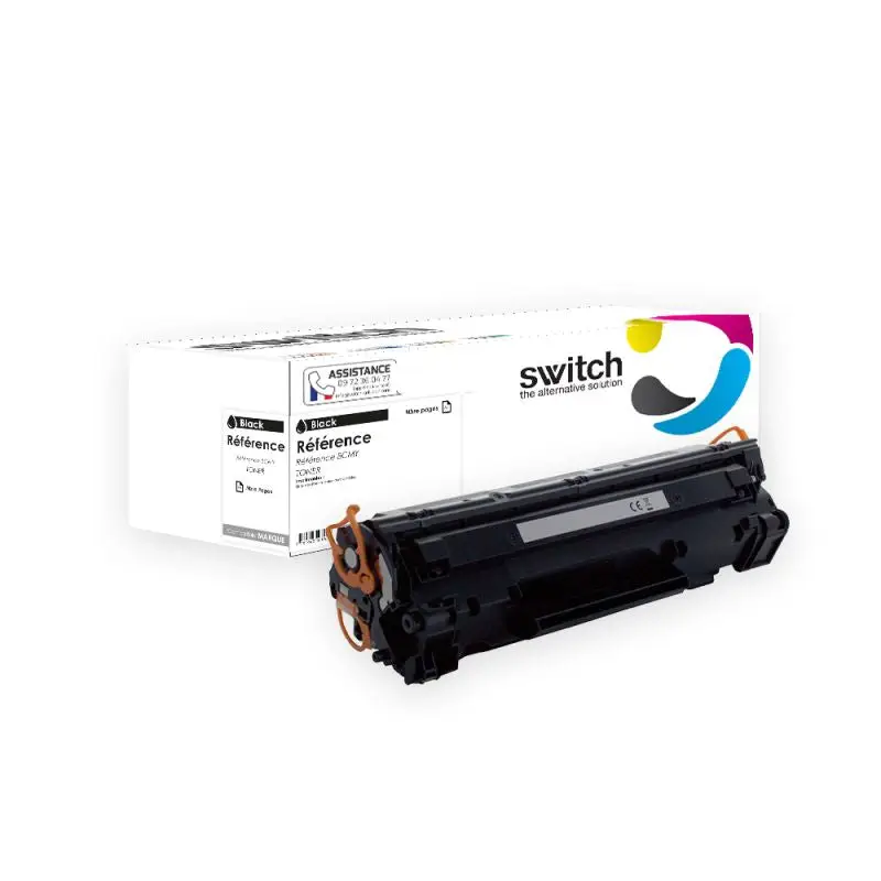 HP 83A Toner Noir compatible équivalent à CF283A · Switch
