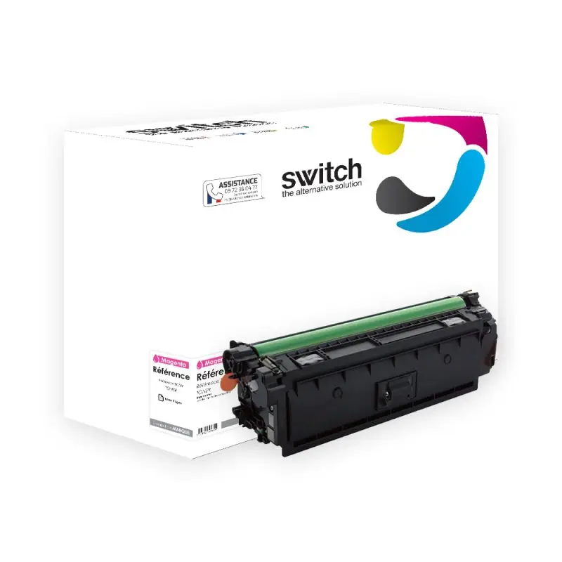 HP 657X Toner Magenta compatible équivalent à CF473X · Switch