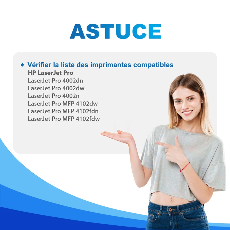 Compatible HP 149X W1490X Toner Noir (Avec Puce)
