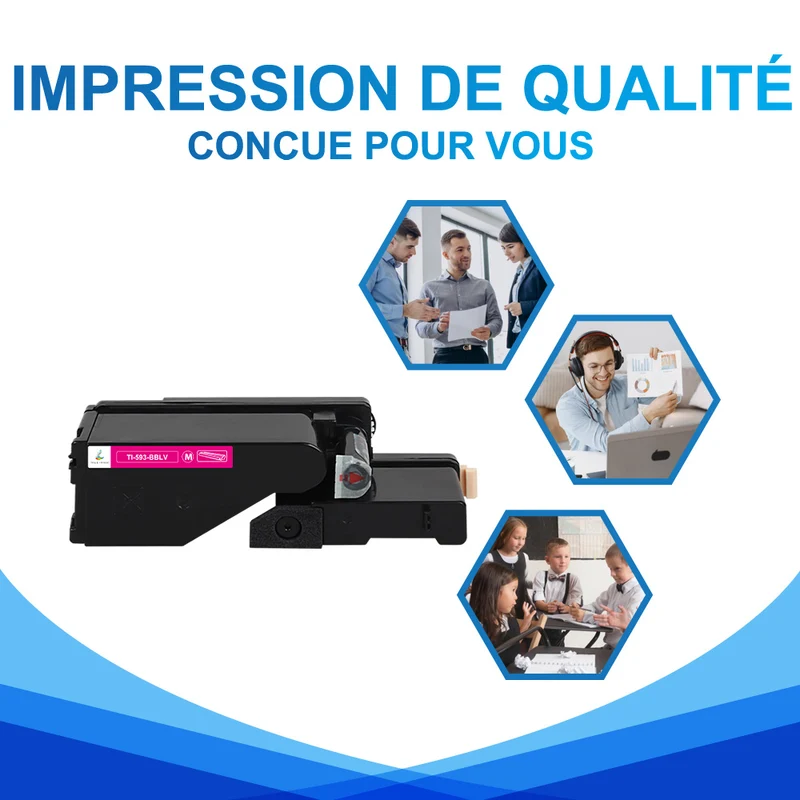 Toner Magenta Dell 593-BBLZ Compatible