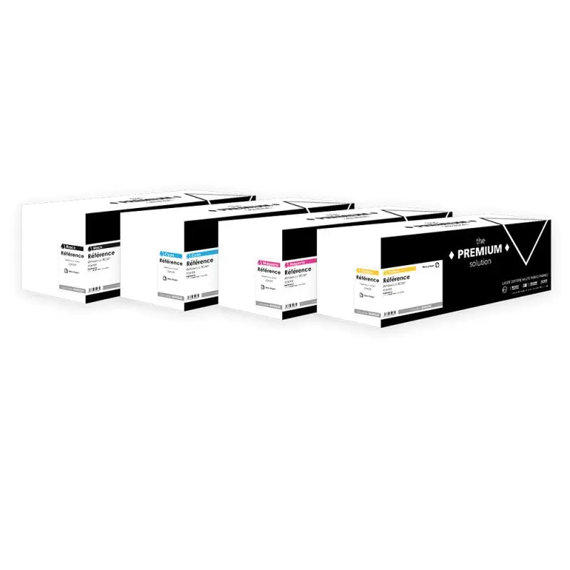 HP 827A Toner Pack 4 Couleurs compatible équivalent à CF300A, 301A, 302A