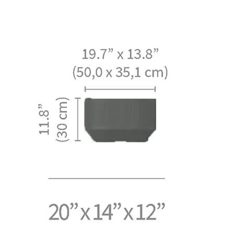 Crescent Garden Self-Watering Mod Planter