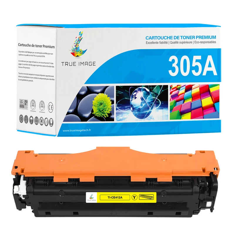 HP 305A CE412A Toner Jaune Compatible