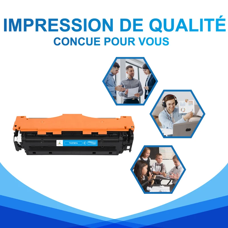 HP 312A CF381A Toner Cyan Compatible