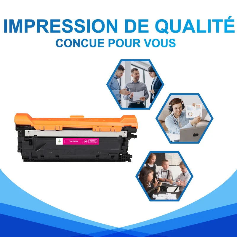 HP 504A CE253A Toner Magenta Compatible