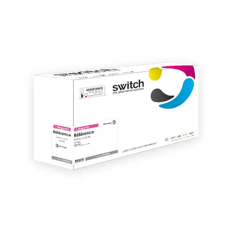 HP 643A Toner Magenta compatible équivalent à Q5953A · Switch