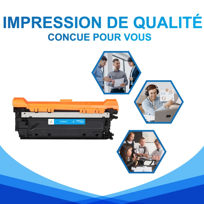 HP 504A CE251A Toner Cyan Compatible