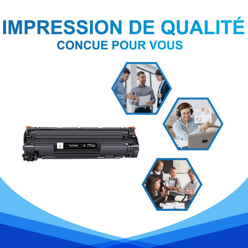 HP 83A CF283A Toner Noir Compatible