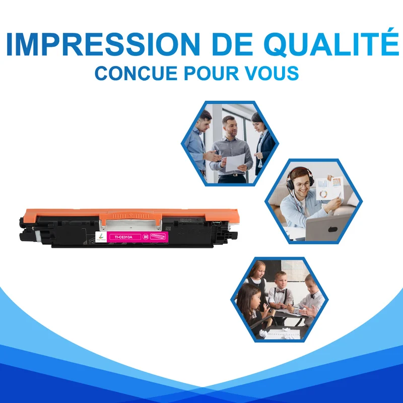 HP 126A CE313A Toner Magenta Compatible