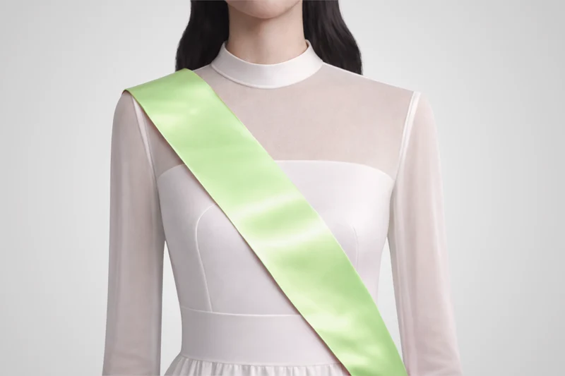 Écharpes ECO satin pas imprimé