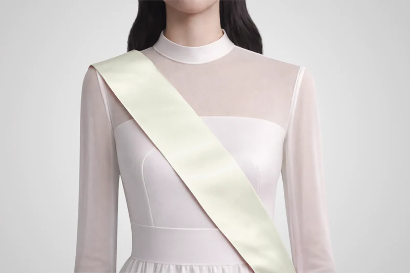 Écharpes ECO satin pas imprimé
