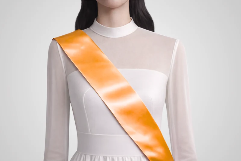 Écharpes ECO satin pas imprimé