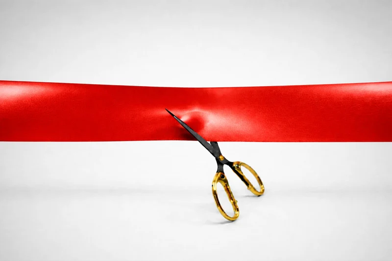 Couleurs de ruban d'inauguration en stock