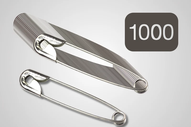 1000 épingles à nourrice pour les dossards