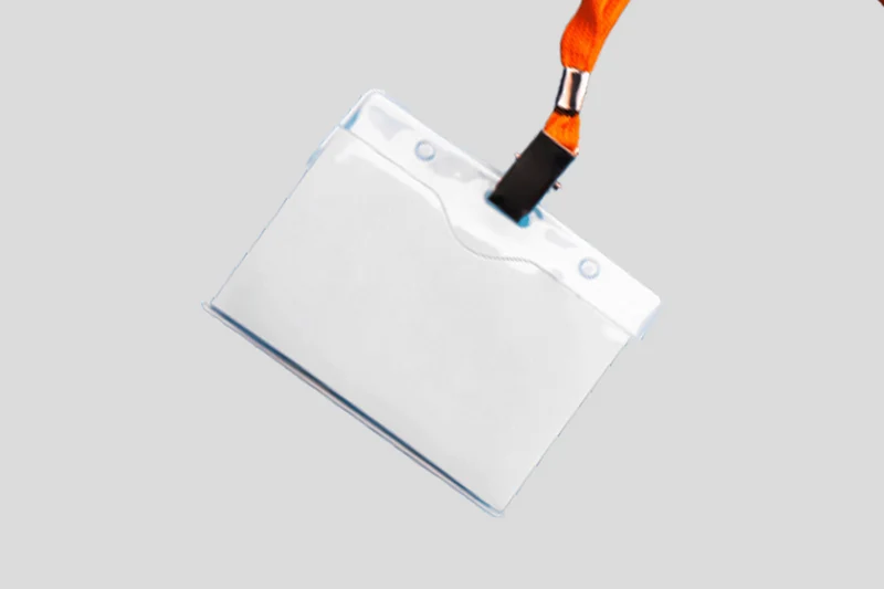Poche de carte transparent en stock