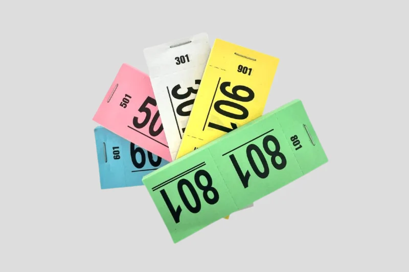 Carnet de tickets de vestiaire