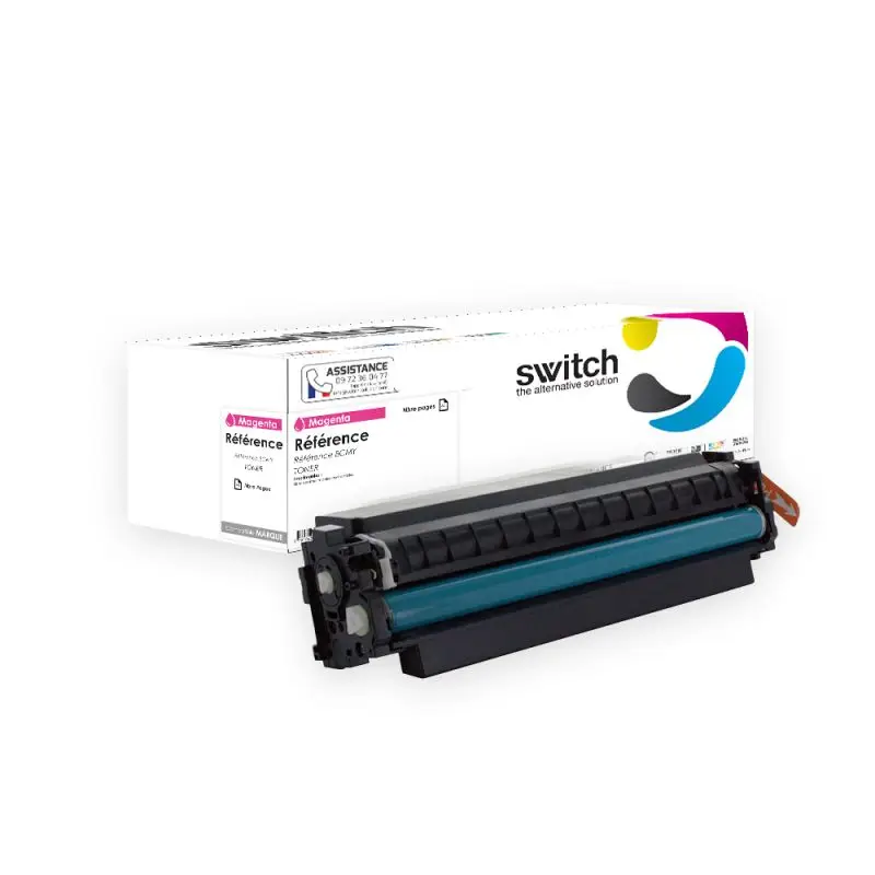 HP 410A Toner Magenta compatible équivalent à CF413A · Switch