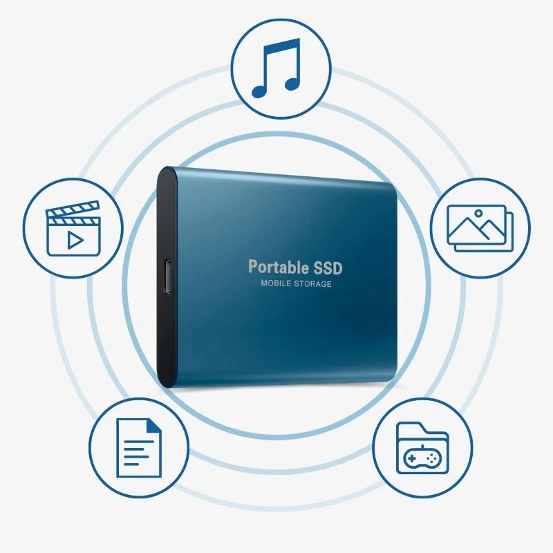 SSD Externe Ultra Rapide - USB 3.1 - Compact et Fiable