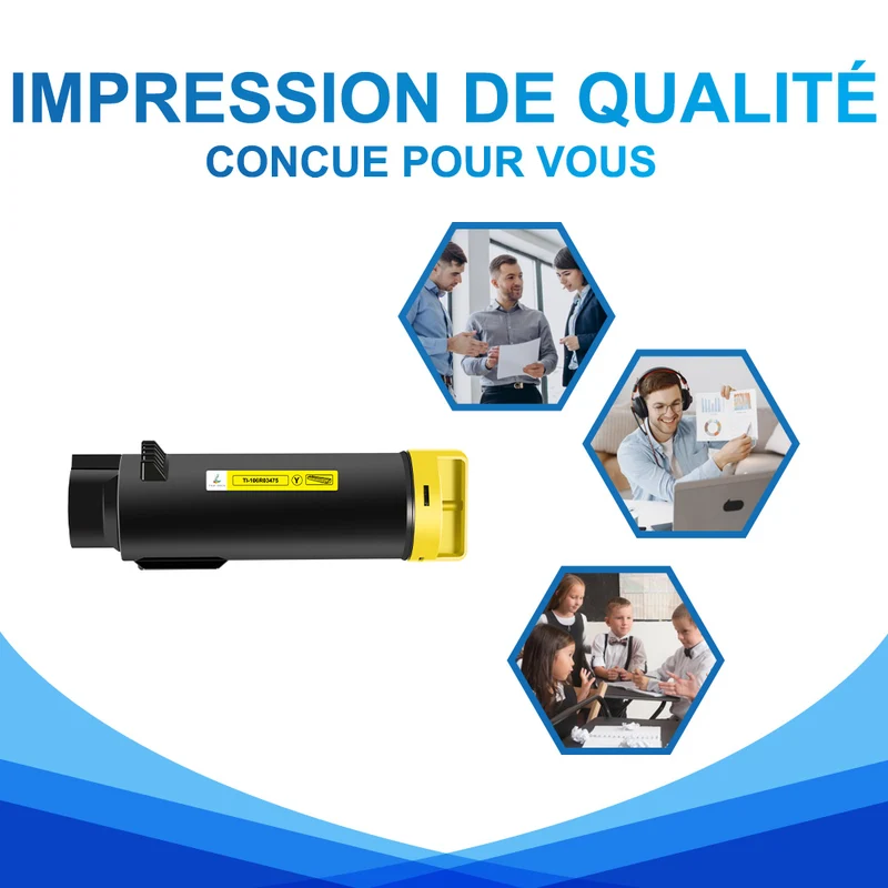 Xerox 106R03475 Toner Jaune Compatible | Xerox Phaser 6510/WorkCentre 6515