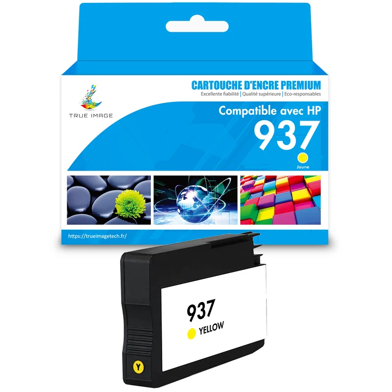 HP 937 937e Jaune Cartouche d'encre compatible | 4S6W4NE 4S6W8NE