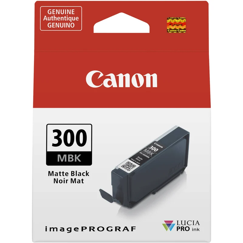 Cartouche d'encre PFI-300 Noir Mat