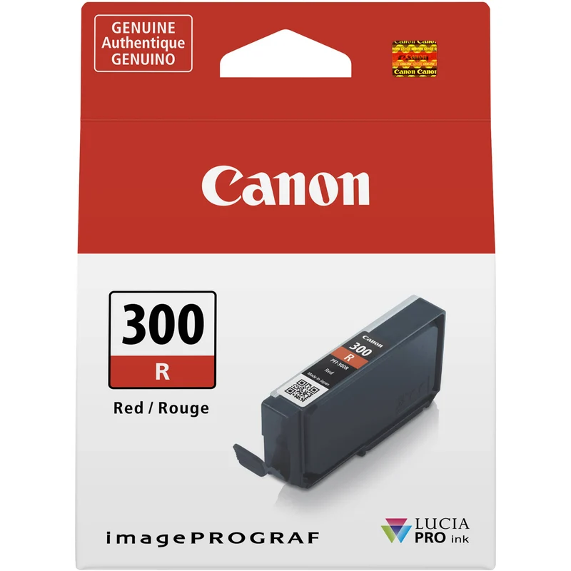 Cartouche d'encre PFI-300 Rouge