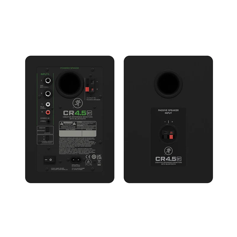 CR4.5BT Moniteurs de Studio Amplifiés 4.5po avec Bluetooth (Paire)