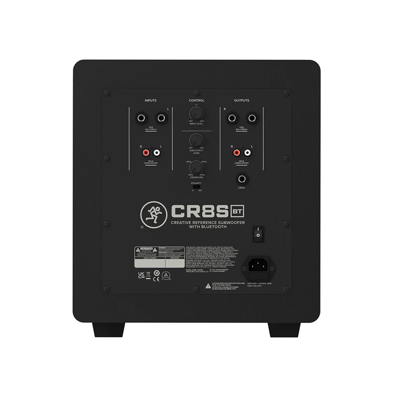 CR8SBT Haut Parleur Amplifié 8po avec Bluetooth