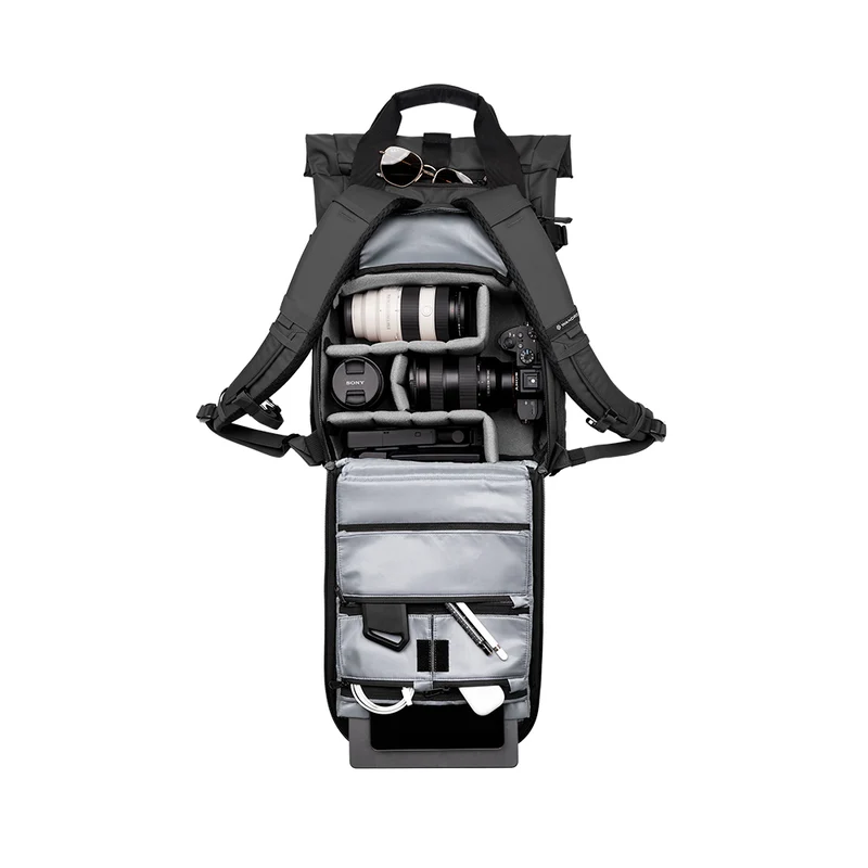Sac à dos PRVKE 15 v4 avec Cube intégré (Noir)