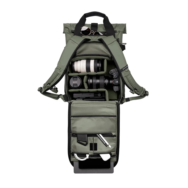 Sac à dos PRVKE 15 v4 avec Cube intégré (Vert Wasatch)