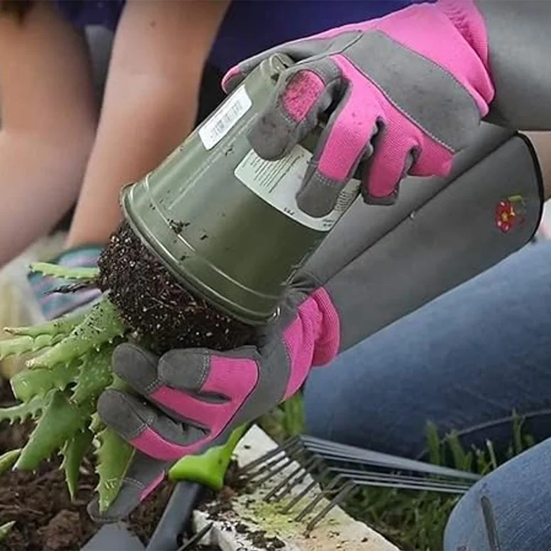 Women's Long Sleeve Gardening Gloves