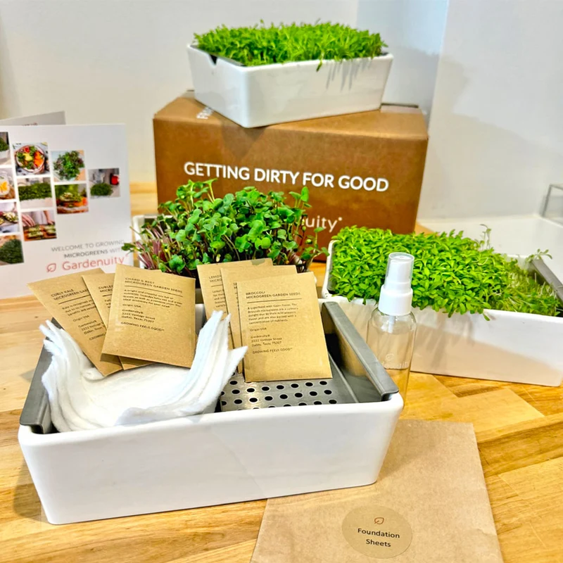 Gardenuity® Microgreens Desktop Garden Starter Kit