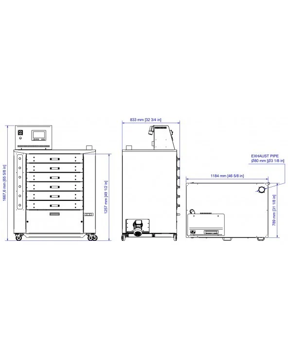 Armoire de séchage Dido Pro 6 tiroirs