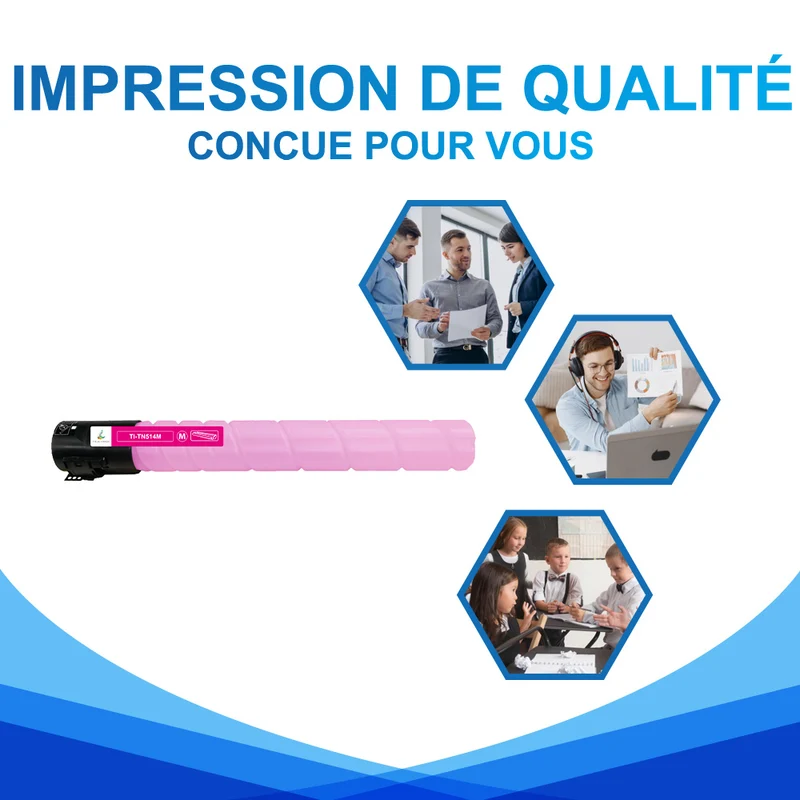 Compatible Konica Minolta TN514M Toner Magenta 25000 pages