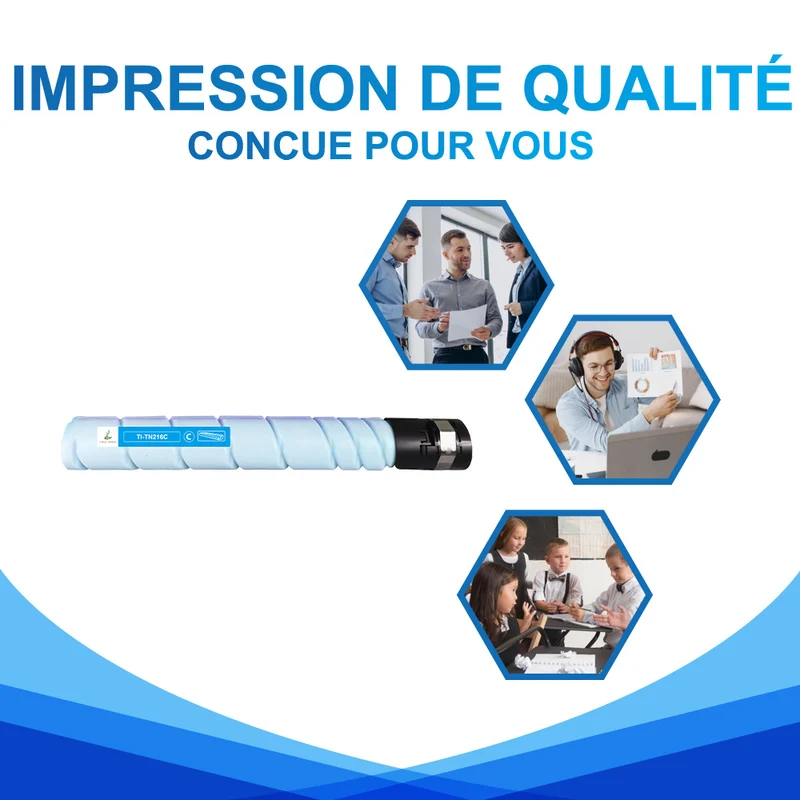 Compatible Konica Minolta TN216C Toner Cyan 26000 pages