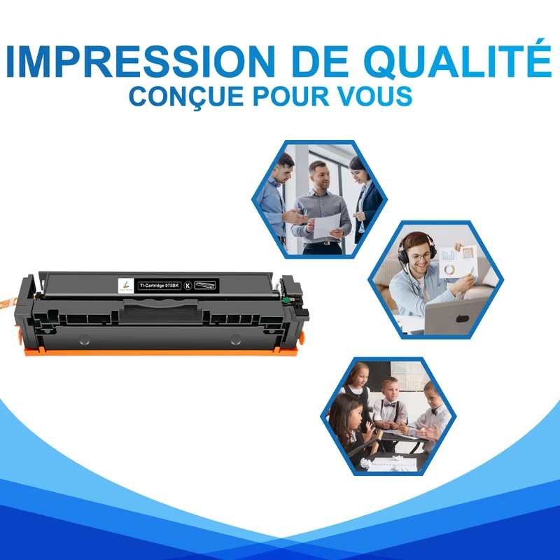 Compatible Canon 075BK Toner Noir 6365C002